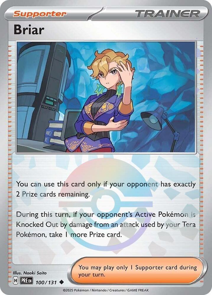 Briar (100/131) (Poke Ball Pattern) [Scarlet & Violet: Prismatic Evolutions] | Jack's On Queen