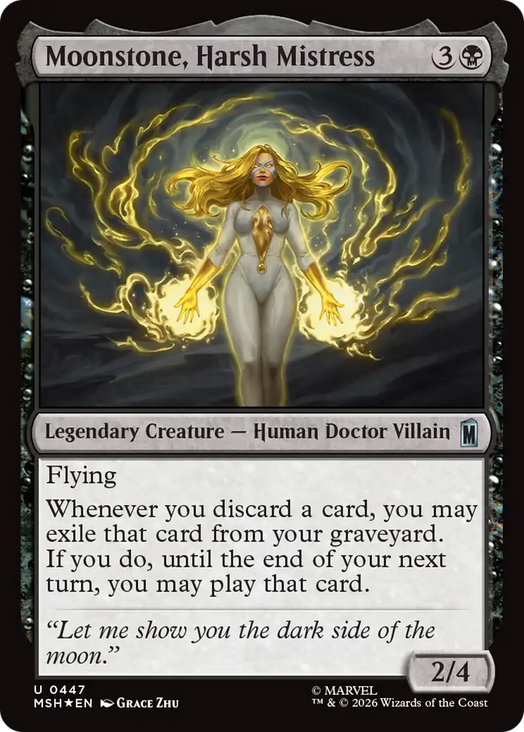 Moonstone, Harsh Mistress (Surge Foil) [Marvel Super Heroes] | Jack's On Queen