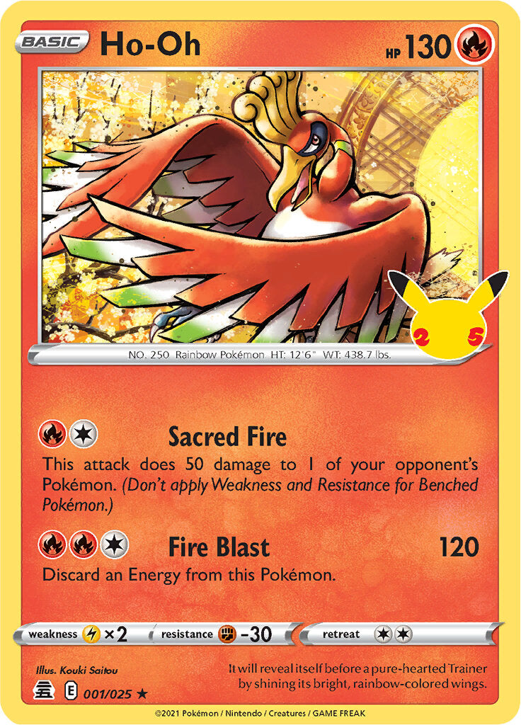 Ho-oh (001/025) [Celebrations: 25th Anniversary] | Jack's On Queen