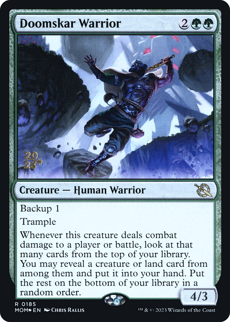 Doomskar Warrior [March of the Machine Prerelease Promos] | Jack's On Queen