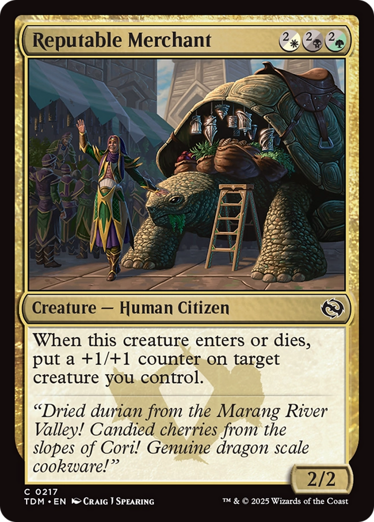 Reputable Merchant [Tarkir: Dragonstorm] | Jack's On Queen