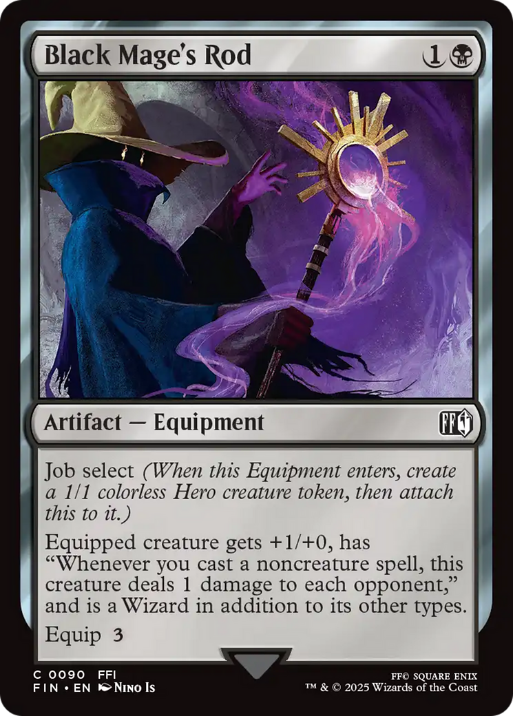 Black Mage's Rod [FINAL FANTASY] | Jack's On Queen