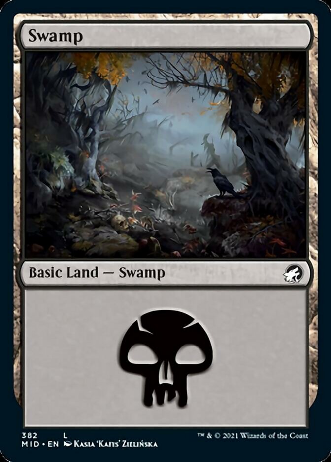 Swamp (382) [Innistrad: Midnight Hunt] | Jack's On Queen