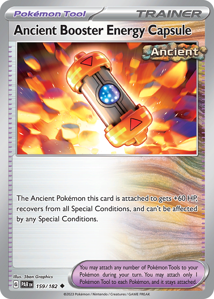 Ancient Booster Energy Capsule (159/182) [Scarlet & Violet: Paradox Rift] | Jack's On Queen