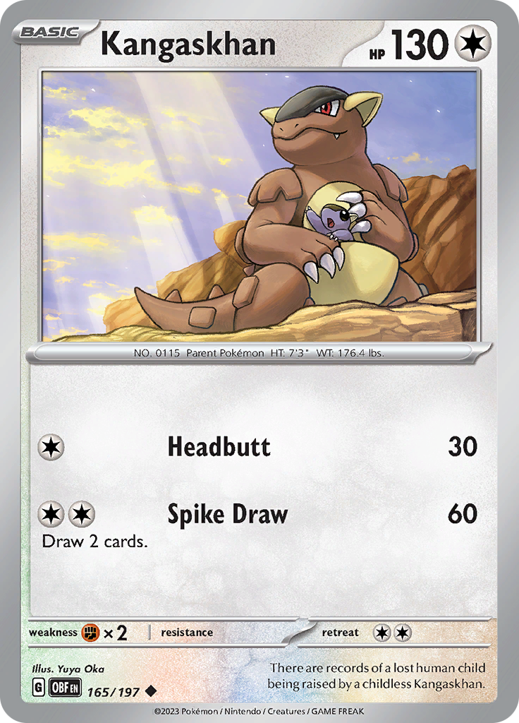 Kangaskhan (165/197) [Scarlet & Violet: Obsidian Flames] | Jack's On Queen