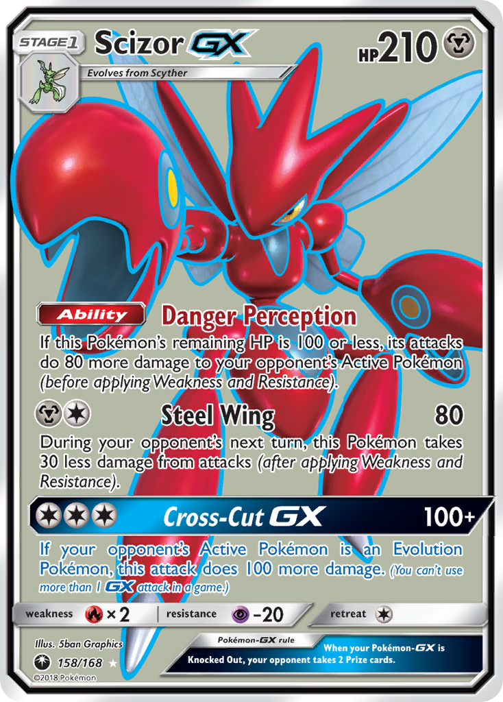 Scizor GX (158/168) [Sun & Moon: Celestial Storm] | Jack's On Queen