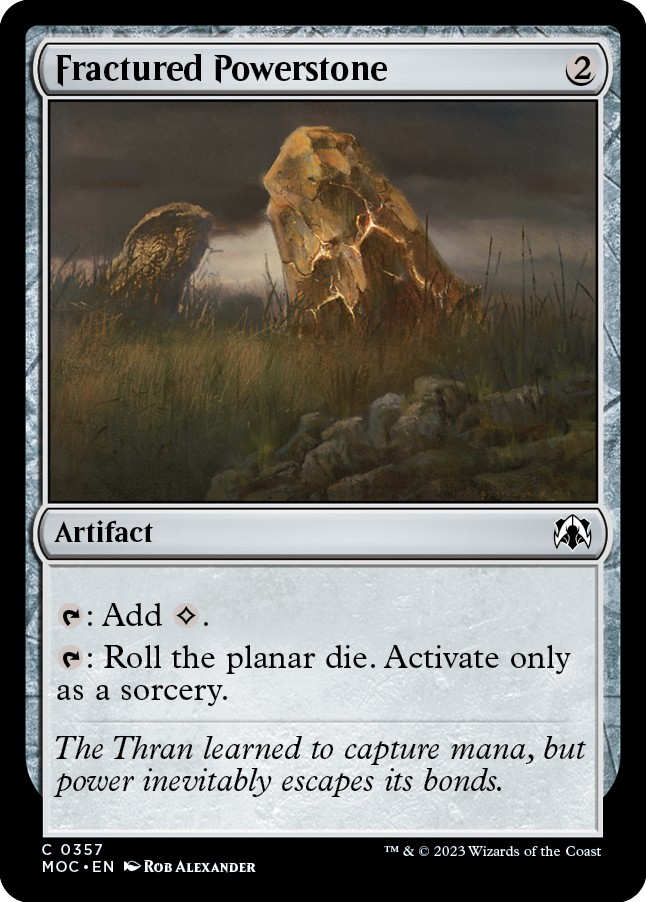 Fractured Powerstone [March of the Machine Commander] | Jack's On Queen