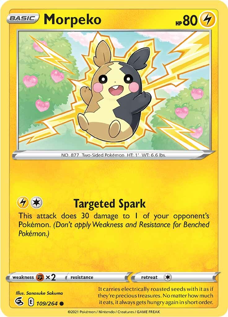 Morpeko (109/264) [Sword & Shield: Fusion Strike] | Jack's On Queen