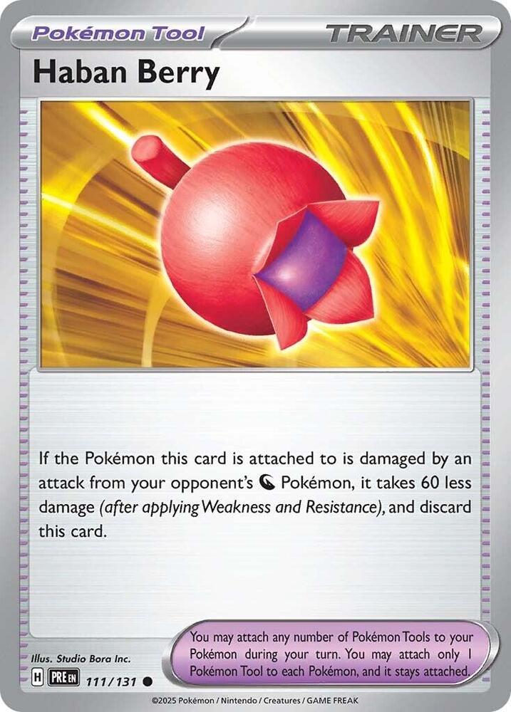 Haban Berry (111/131) [Scarlet & Violet: Prismatic Evolutions] | Jack's On Queen