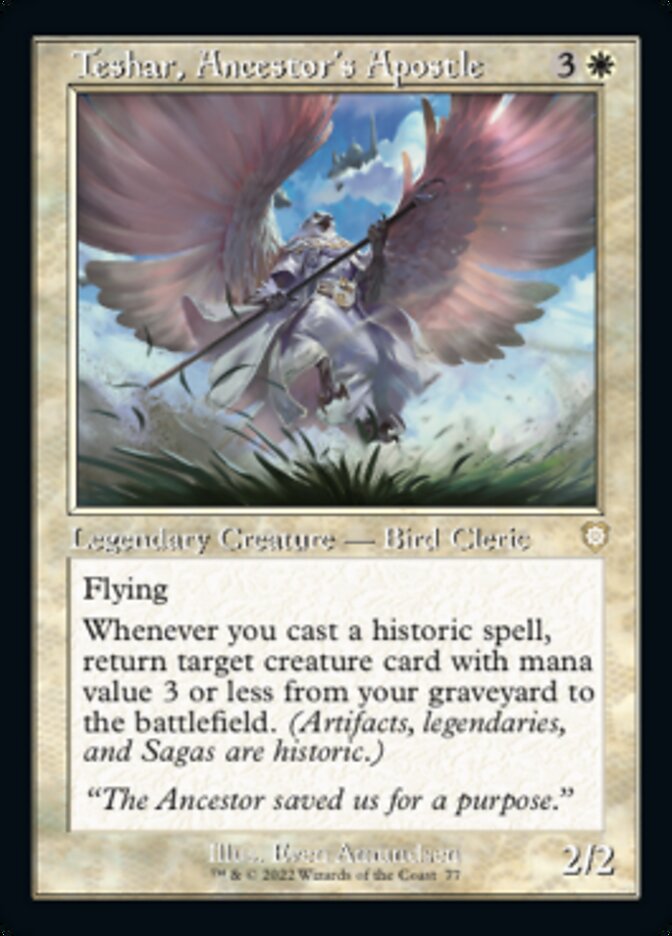 Teshar, Ancestor's Apostle (Retro) [The Brothers' War Commander] | Jack's On Queen