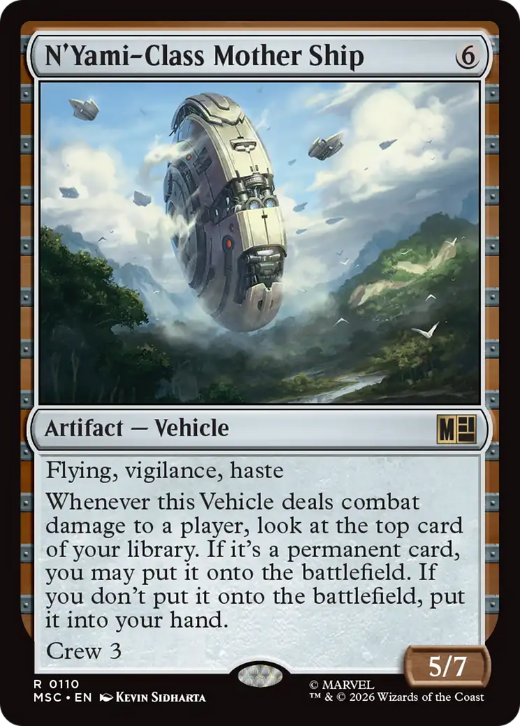 N'Yami-Class Mother Ship (Surge Foil) [Marvel Super Heroes Commander] | Jack's On Queen