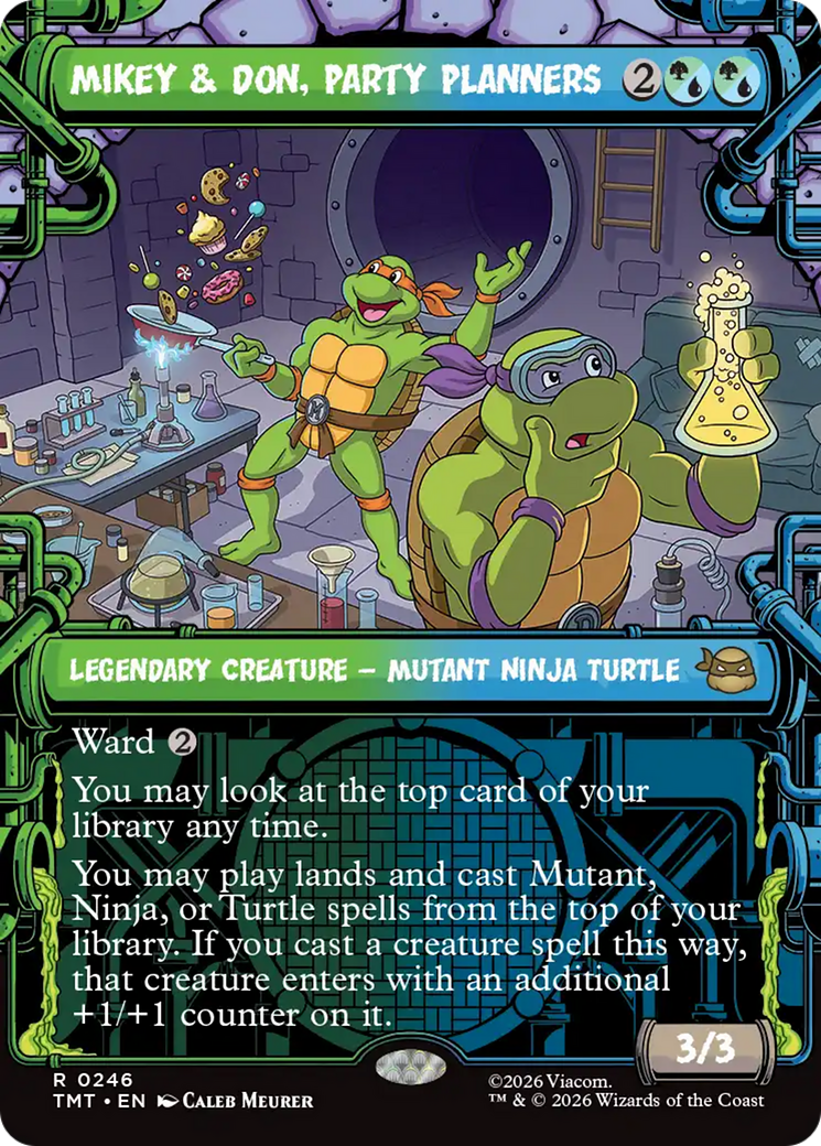 Mikey & Don, Party Planners (Showcase) [Teenage Mutant Ninja Turtles] | Jack's On Queen