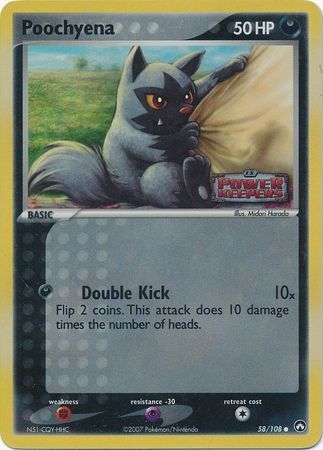 Poochyena (58/108) (Stamped) [EX: Power Keepers] | Jack's On Queen