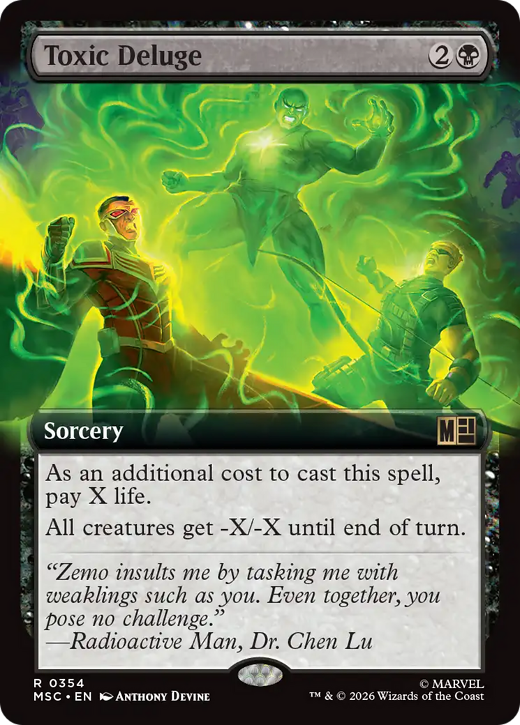 Toxic Deluge (Extended Art) [Marvel Super Heroes Commander] | Jack's On Queen