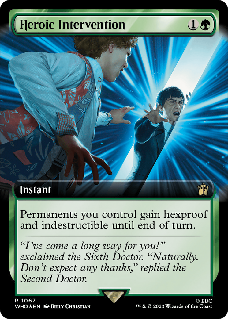 Heroic Intervention (Extended Art) (Surge Foil) [Doctor Who] | Jack's On Queen