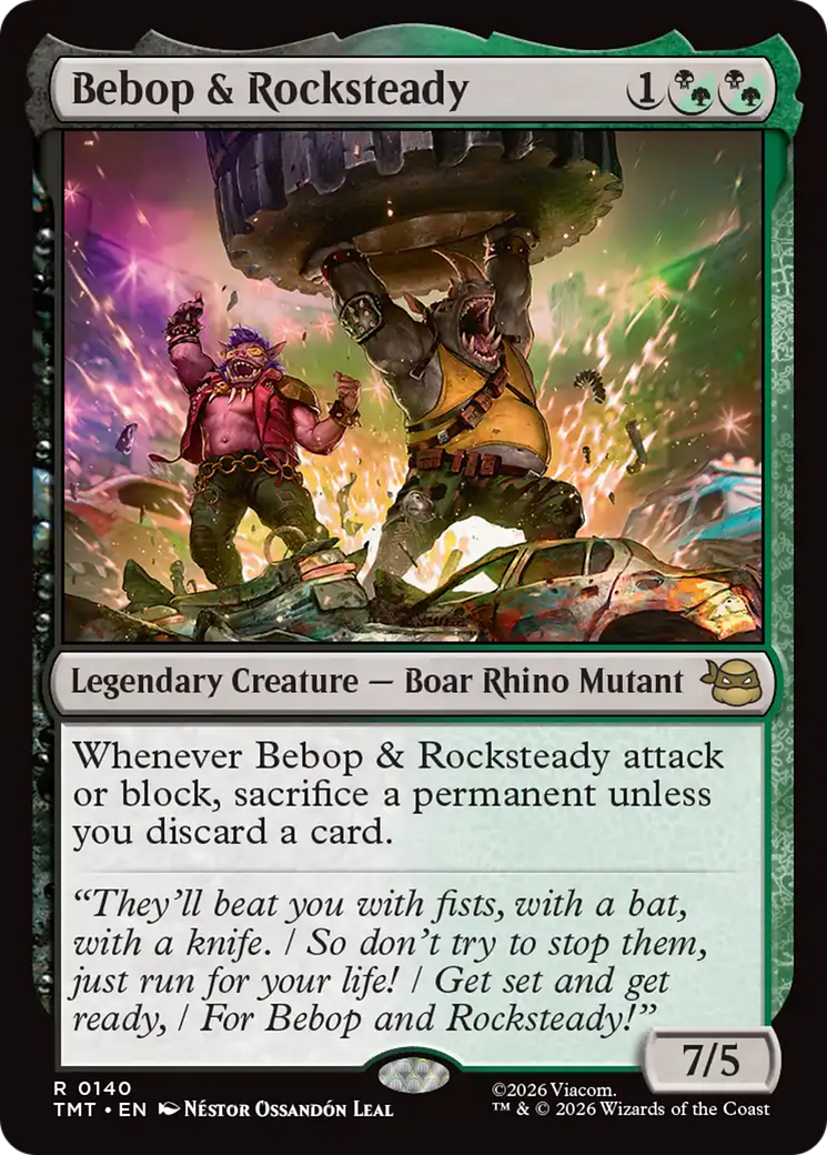 Bebop & Rocksteady [Teenage Mutant Ninja Turtles] | Jack's On Queen