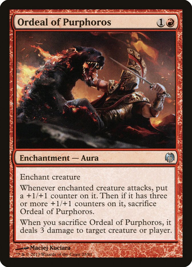 Ordeal of Purphoros [Duel Decks: Heroes vs. Monsters] | Jack's On Queen