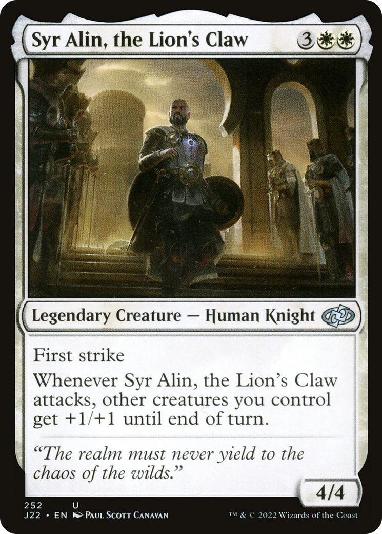 Syr Alin, the Lion's Claw [Jumpstart 2022] | Jack's On Queen
