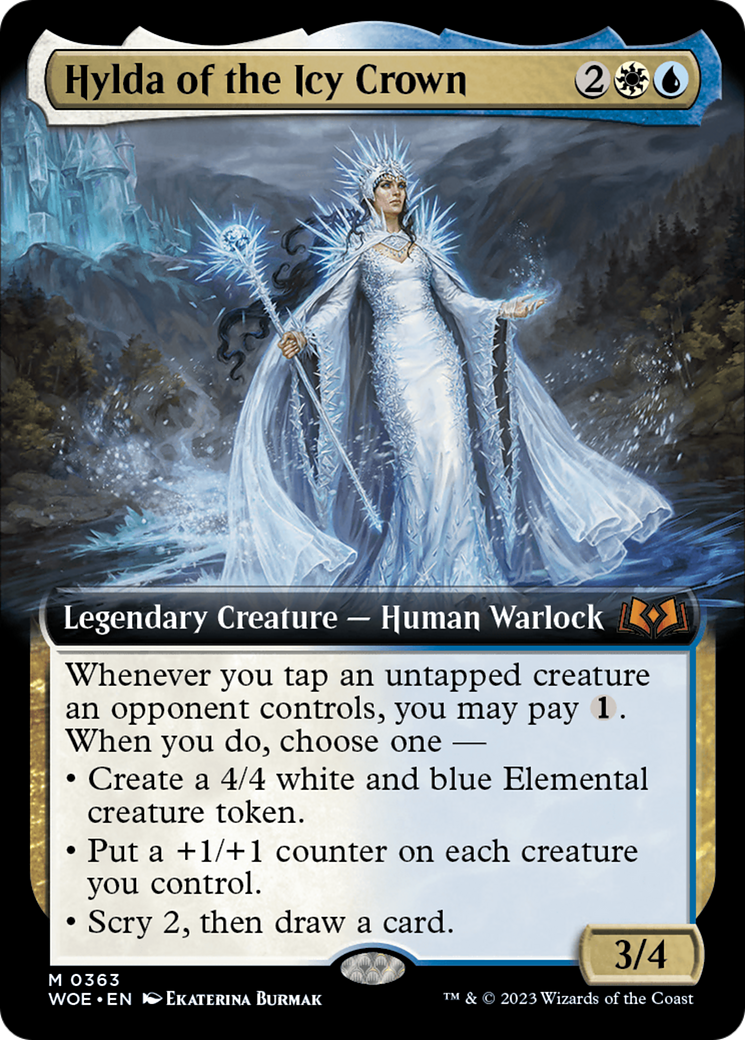 Hylda of the Icy Crown (Extended Art) [Wilds of Eldraine] | Jack's On Queen
