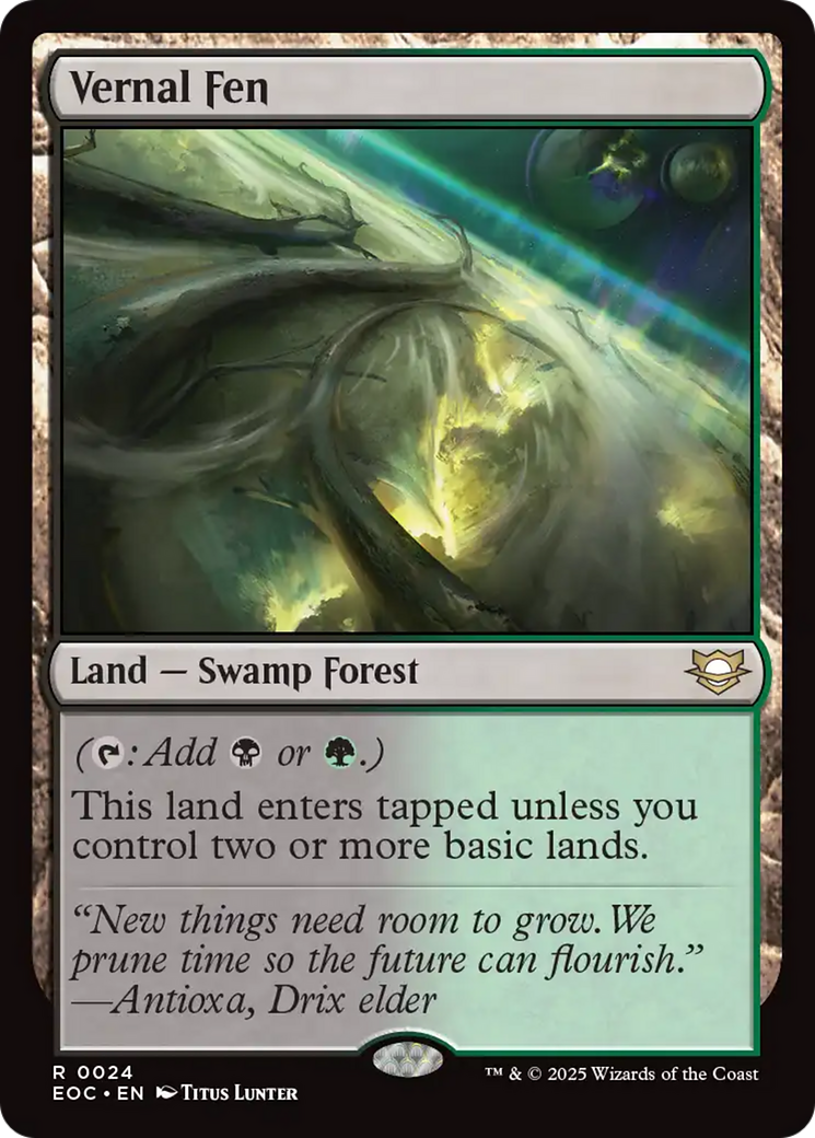 Vernal Fen [Edge of Eternities Commander] | Jack's On Queen