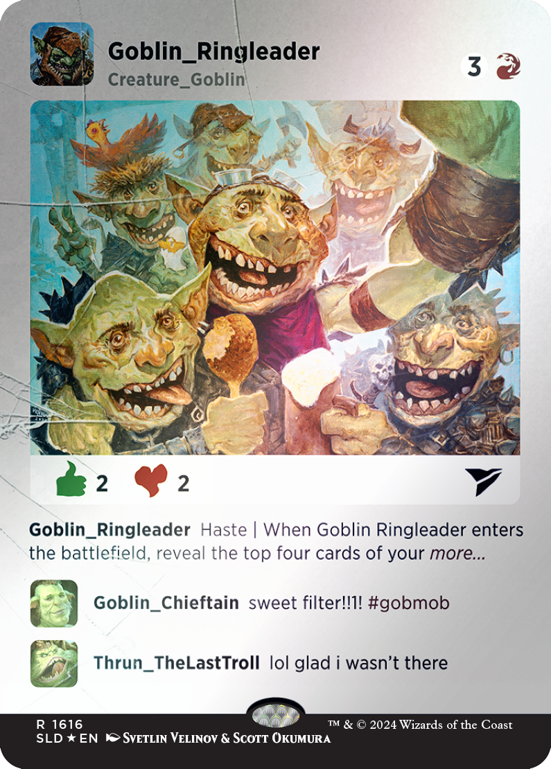 Goblin Ringleader (Rainbow Foil) [Secret Lair Drop Series] | Jack's On Queen