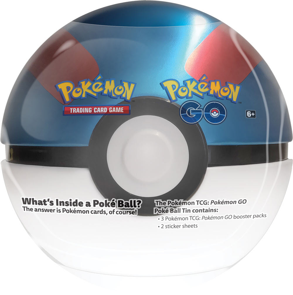 Pokemon GO - Poke Ball Tin (Great Ball) | Jack's On Queen