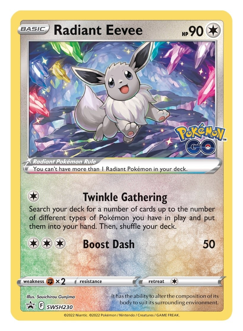 Radiant Eevee (SWSH230) [Sword & Shield: Black Star Promos] | Jack's On Queen