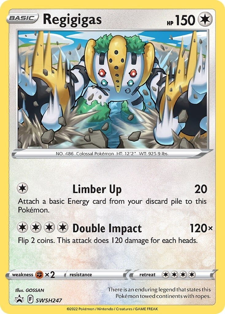 Regigigas (SWSH247) [Sword & Shield: Black Star Promos] | Jack's On Queen