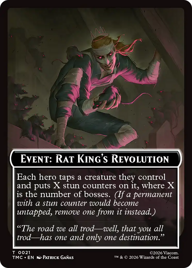 Event: Rat King's Revolution [Teenage Mutant Ninja Turtles Commander Tokens] | Jack's On Queen