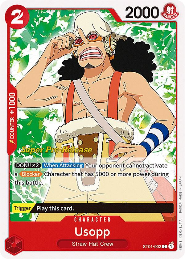 Usopp (ST01-002) [Super Pre-Release Starter Deck 1: Straw Hat Crew] | Jack's On Queen