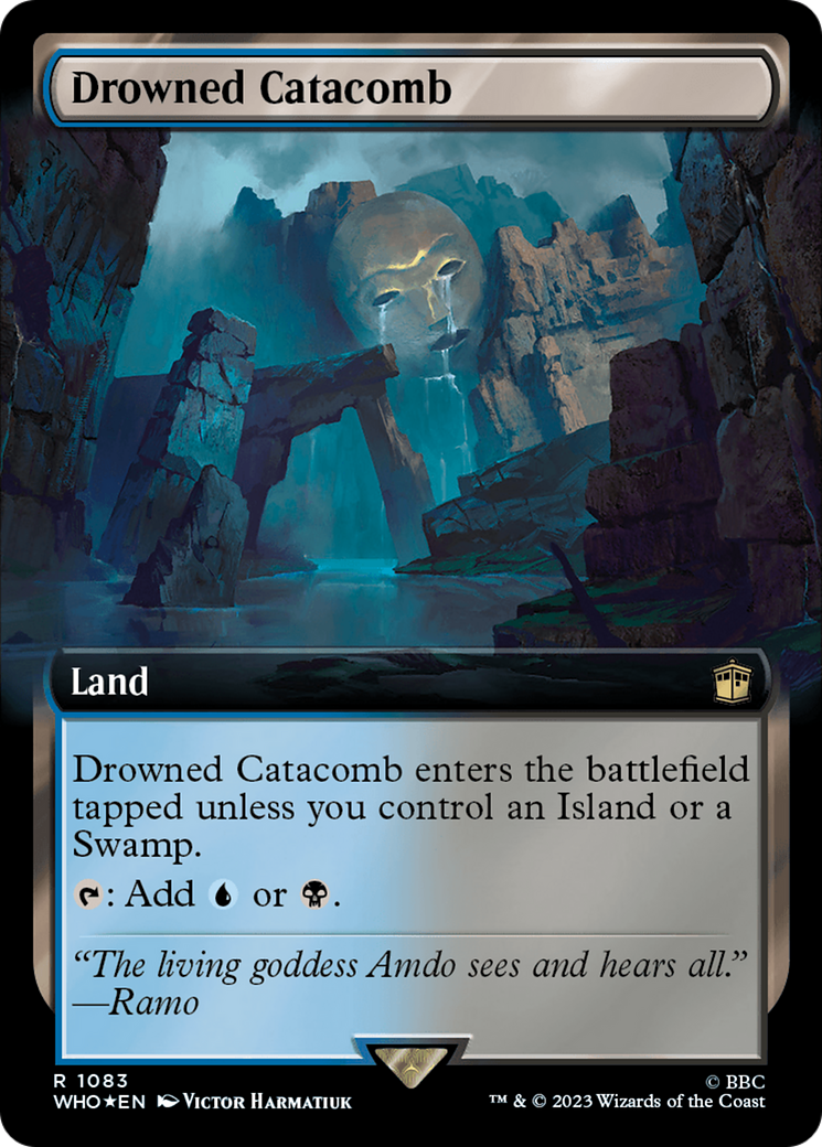 Drowned Catacomb (Extended Art) (Surge Foil) [Doctor Who] | Jack's On Queen