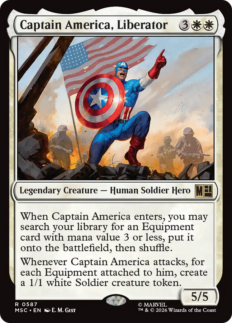 Captain America, Liberator [Marvel Super Heroes Commander] | Jack's On Queen