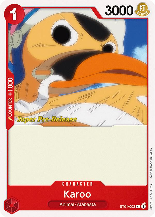Karoo (ST01-003) [Super Pre-Release Starter Deck 1: Straw Hat Crew] | Jack's On Queen