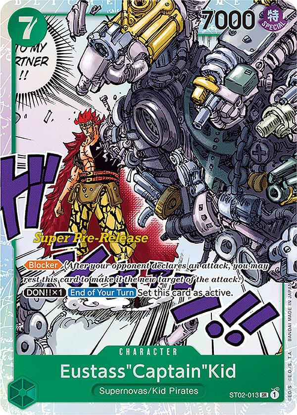 Eustass"Captain"Kid (013) (ST02-013) [Super Pre-Release Starter Deck 2: Worst Generation] | Jack's On Queen