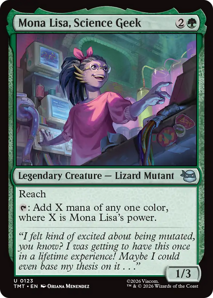 Mona Lisa, Science Geek [Teenage Mutant Ninja Turtles] | Jack's On Queen