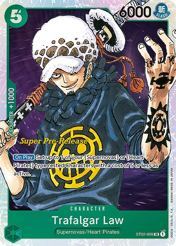 Trafalgar Law (ST02-009) [Super Pre-Release Starter Deck 2: Worst Generation] | Jack's On Queen