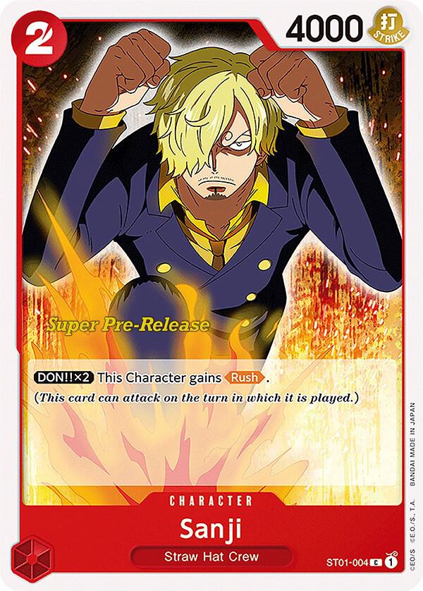 Sanji (ST01-004) [Super Pre-Release Starter Deck 1: Straw Hat Crew] | Jack's On Queen