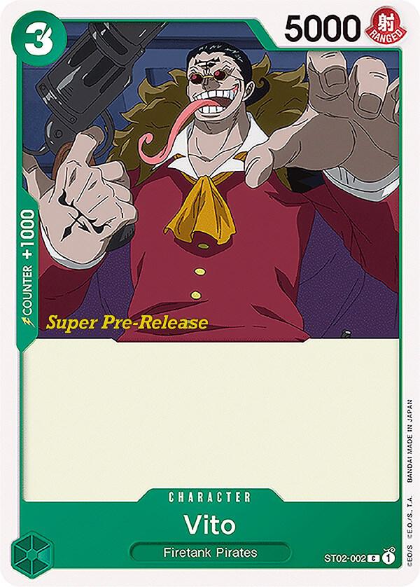 Vito (ST02-002) [Super Pre-Release Starter Deck 2: Worst Generation] | Jack's On Queen