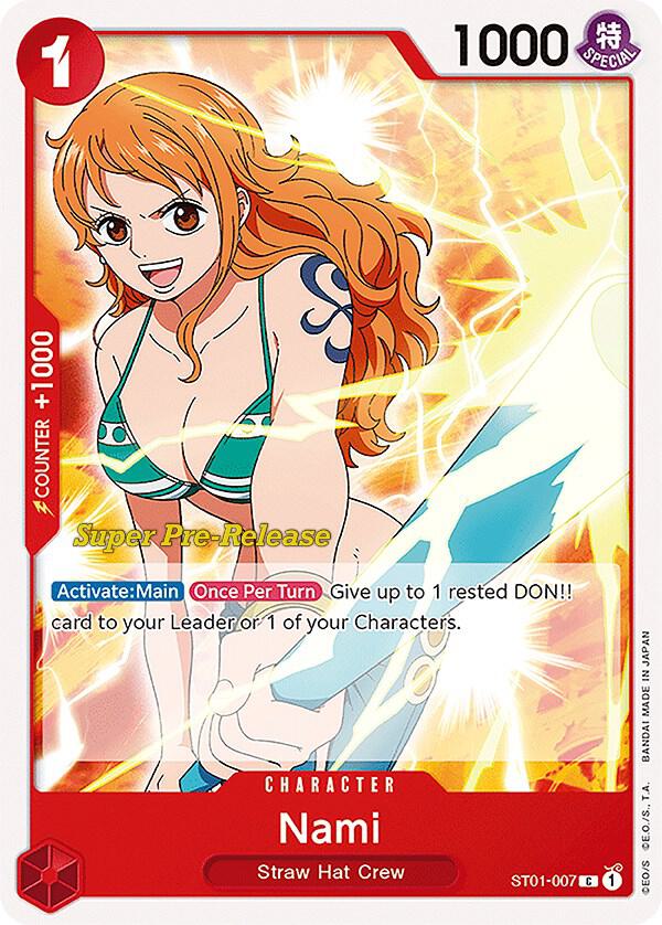 Nami (ST01-007) [Super Pre-Release Starter Deck 1: Straw Hat Crew] | Jack's On Queen