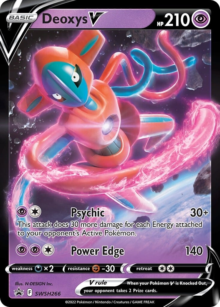 Deoxys V (SWSH266) [Sword & Shield: Black Star Promos] | Jack's On Queen