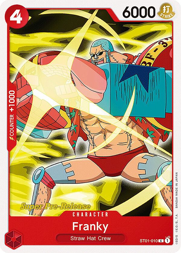 Franky (ST01-010) [Super Pre-Release Starter Deck 1: Straw Hat Crew] | Jack's On Queen