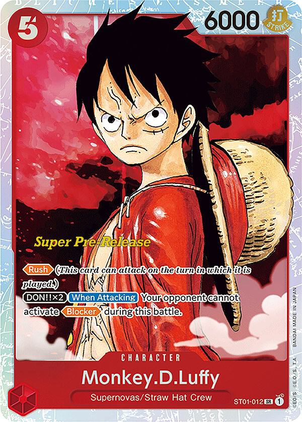 Monkey.D.Luffy (012) (ST01-012) [Super Pre-Release Starter Deck 1: Straw Hat Crew] | Jack's On Queen