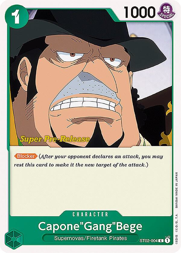 Capone"Gang"Bege (ST02-004) [Super Pre-Release Starter Deck 2: Worst Generation] | Jack's On Queen