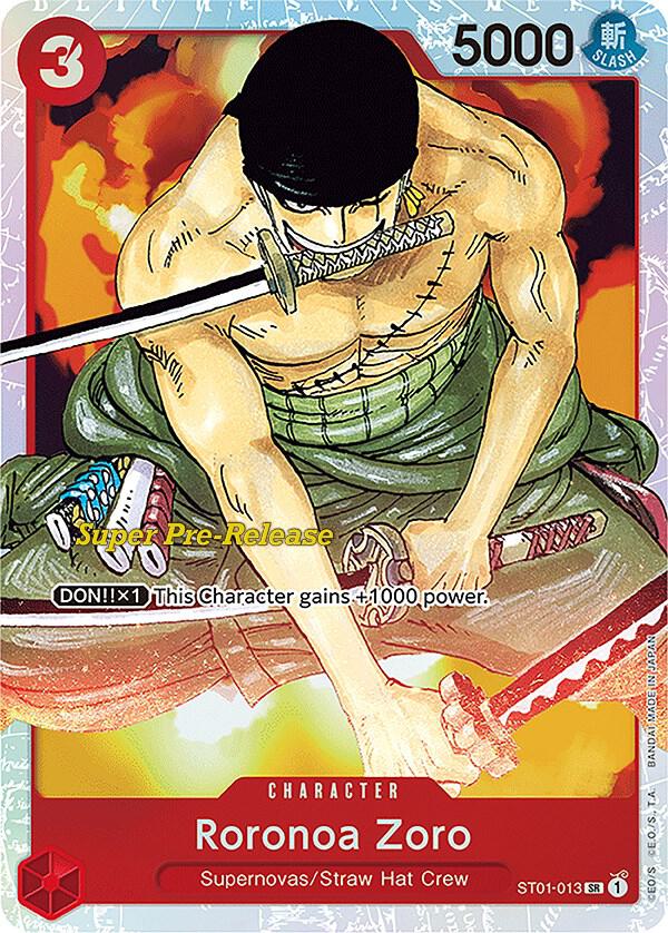 Roronoa Zoro (ST01-013) [Super Pre-Release Starter Deck 1: Straw Hat Crew] | Jack's On Queen