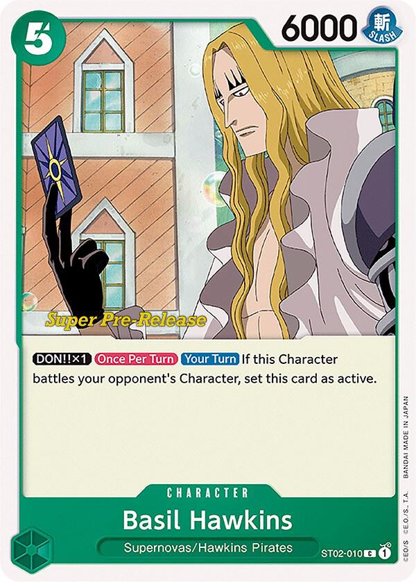 Basil Hawkins (ST02-010) [Super Pre-Release Starter Deck 2: Worst Generation] | Jack's On Queen