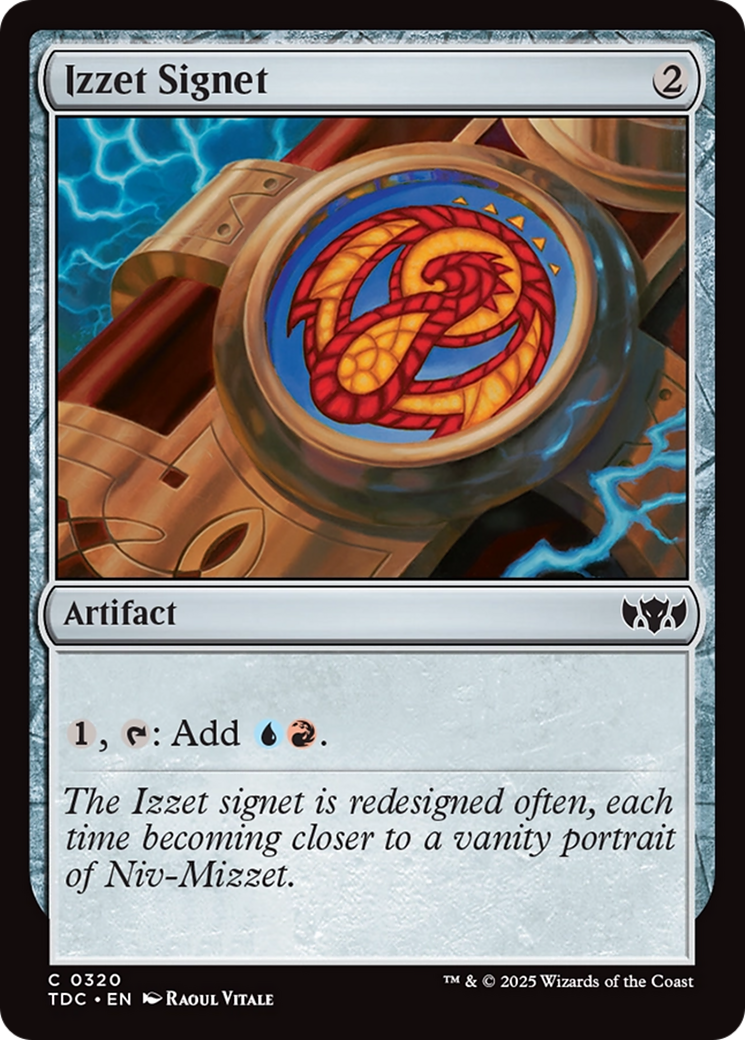 Izzet Signet [Tarkir: Dragonstorm Commander] | Jack's On Queen
