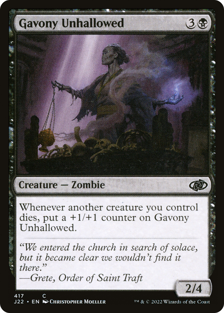 Gavony Unhallowed [Jumpstart 2022] | Jack's On Queen