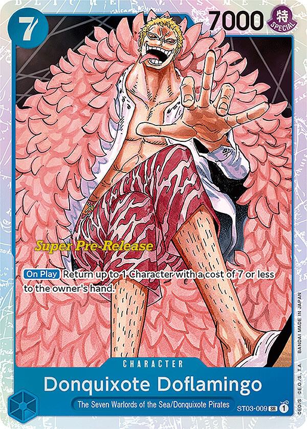 Donquixote Doflamingo (ST03-009) [Super Pre-Release Starter Deck 3: The Seven Warlords of the Sea] | Jack's On Queen