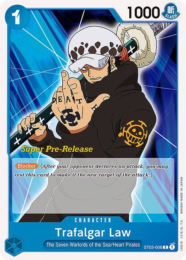 Trafalgar Law (ST03-008) [Super Pre-Release Starter Deck 3: The Seven Warlords of the Sea] | Jack's On Queen