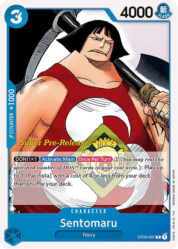 Sentomaru (ST03-007) [Super Pre-Release Starter Deck 3: The Seven Warlords of the Sea] | Jack's On Queen